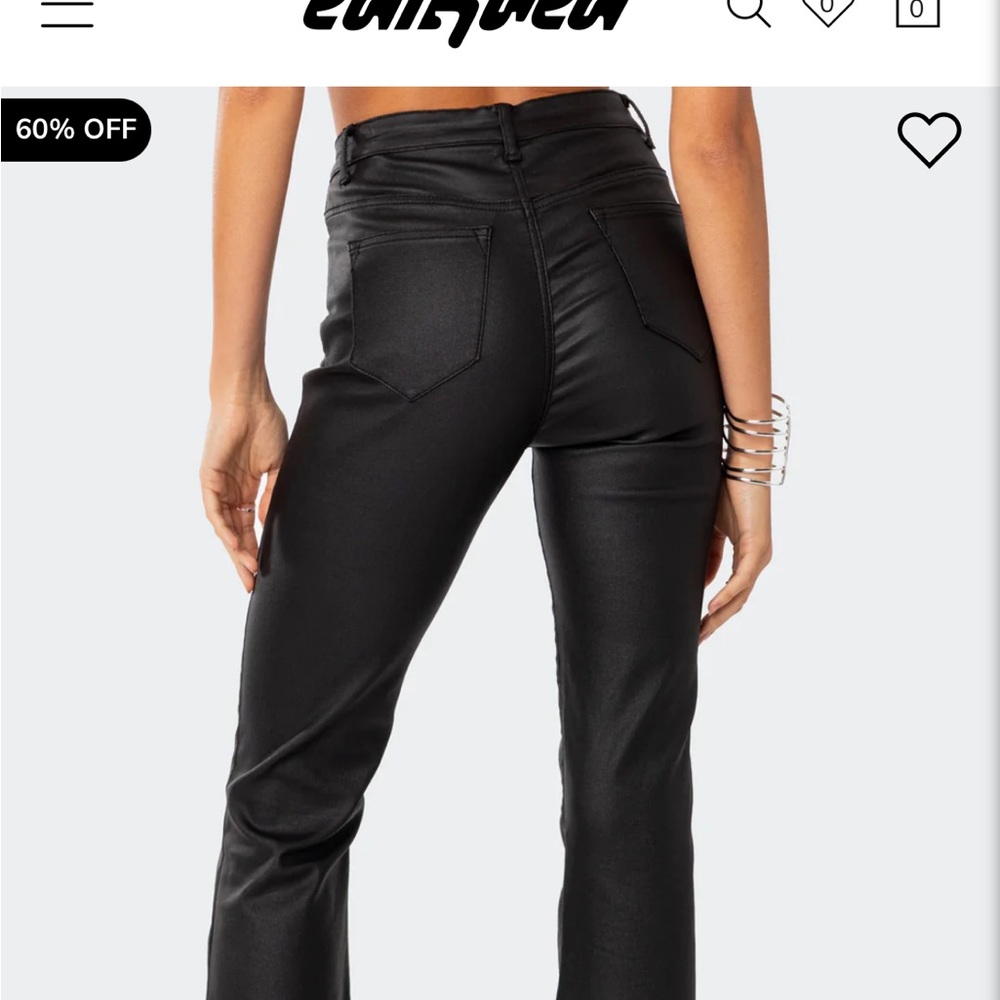 Edikted Leather Pants.